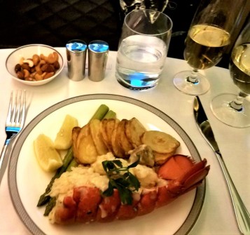SIngapore Airlines lobster thermidor