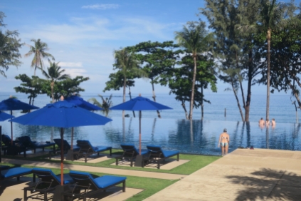 Hyatt Regency Phuket infinity pool overlooking the Andaman Sea